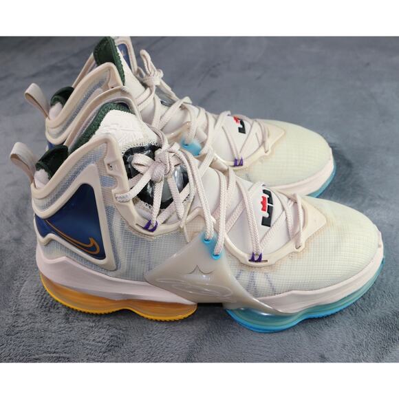 Nike LeBron 19 EP Lakers Cream Men\'s Size 12 Basketball Shoes Clean main image 7